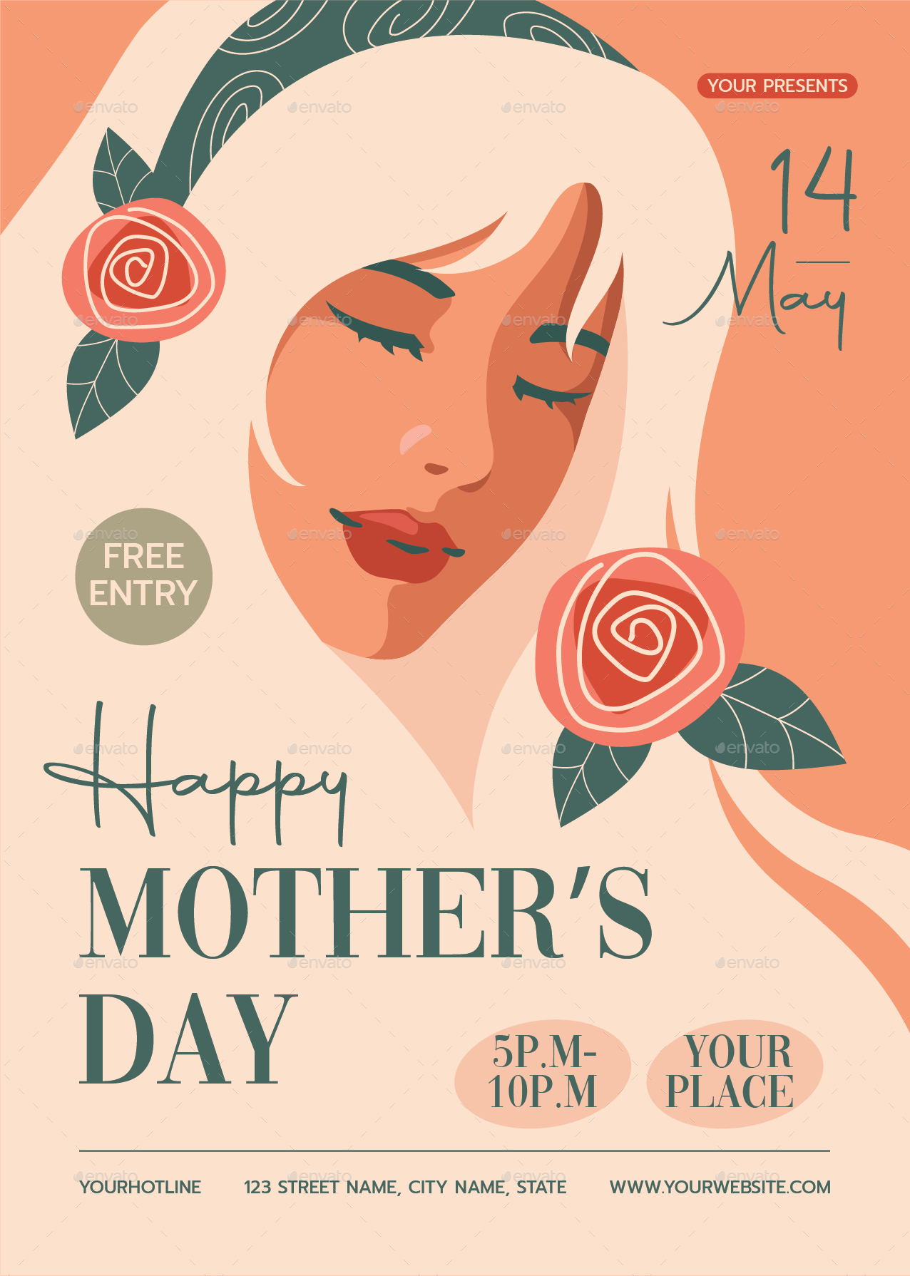 Mothers Day Flyer Print Templates Graphicriver